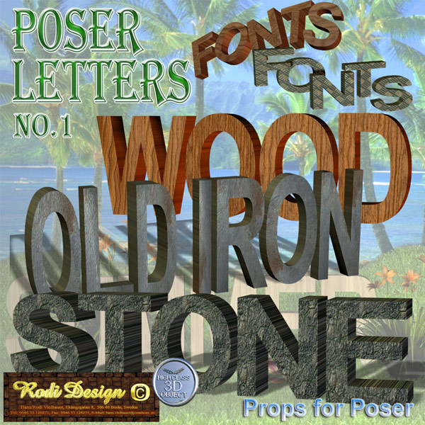 Letters for Poser by N/A