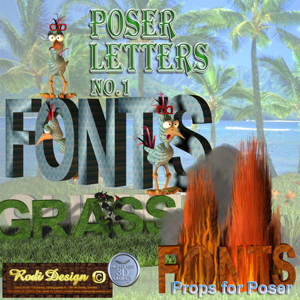 Letters for Poser by N/A