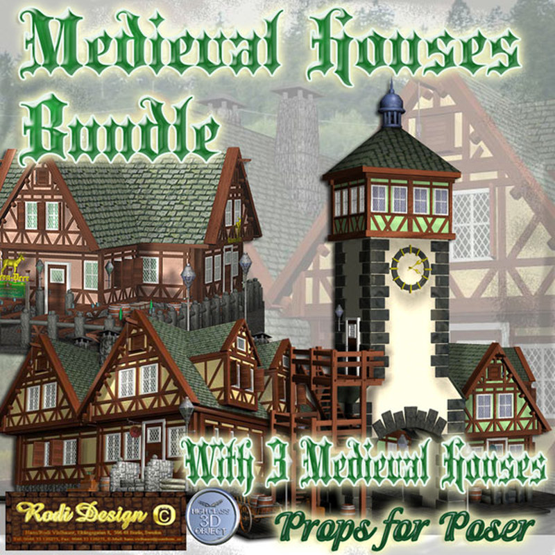 Medieval House Bundle A by N/A