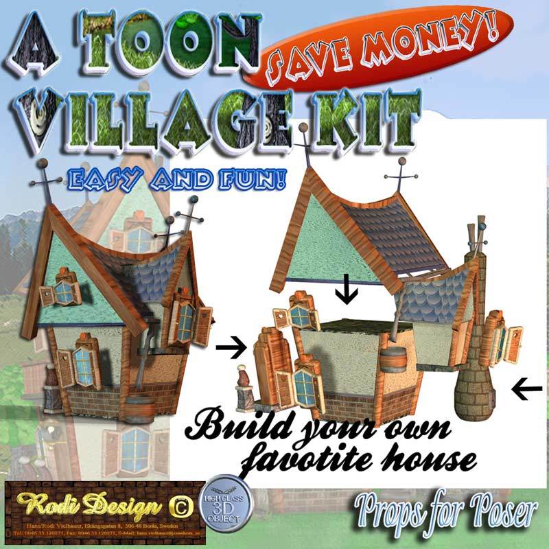 A Toon Village Kit by N/A