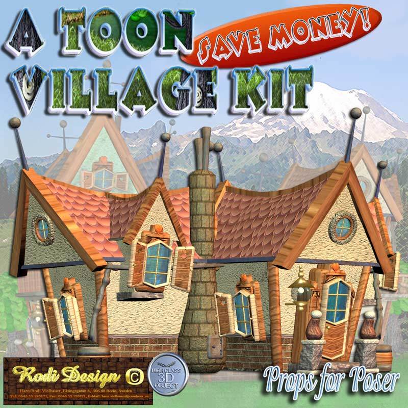 A Toon Village Kit by N/A