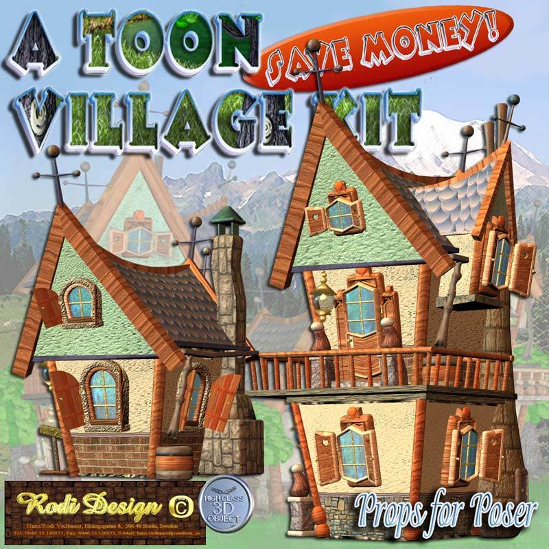 A Toon Village Kit by N/A