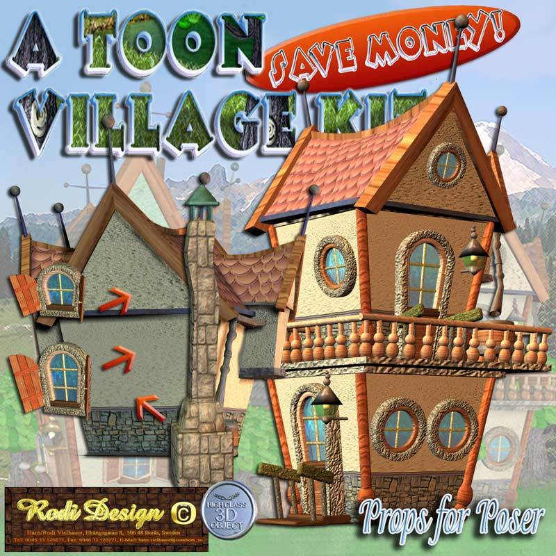A Toon Village Kit by N/A