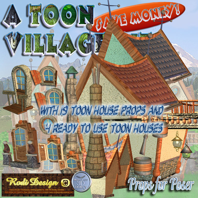 A Toon Village Kit by N/A