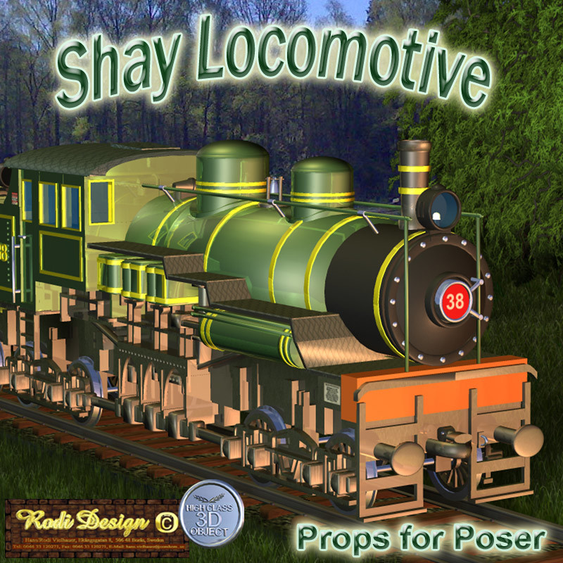 Shay Steam Locomotive by N/A