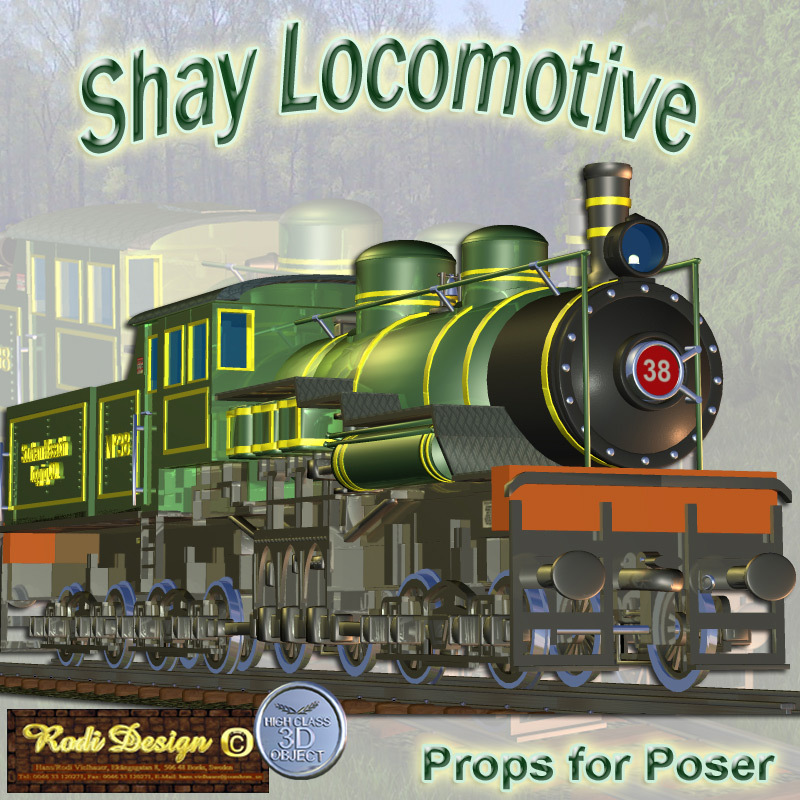 Shay Steam Locomotive by N/A