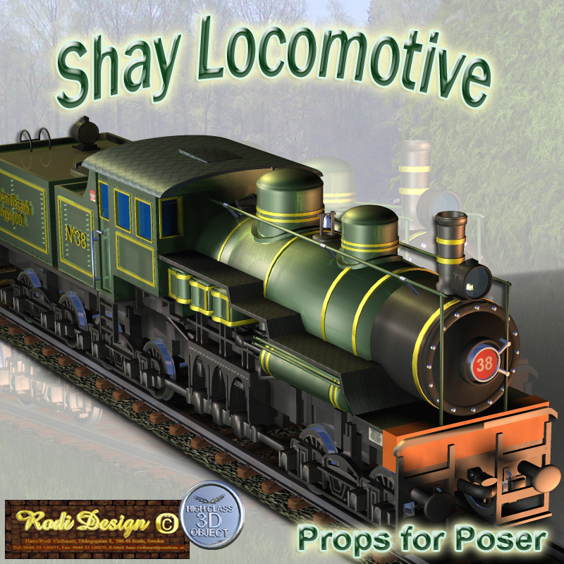 Shay Steam Locomotive by N/A