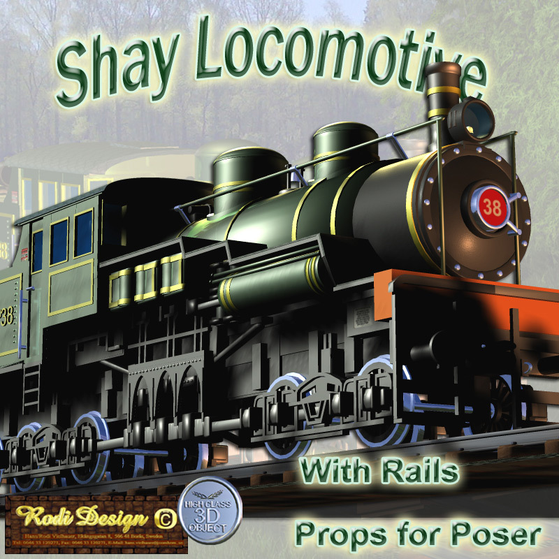 Shay Steam Locomotive by N/A