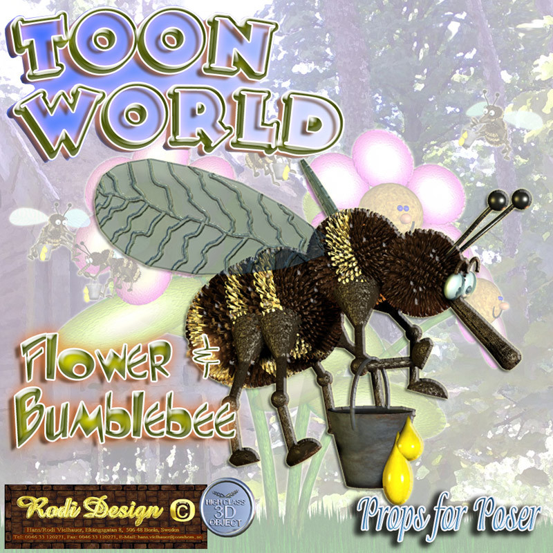 Toon World, Flower and BumbleBee by N/A
