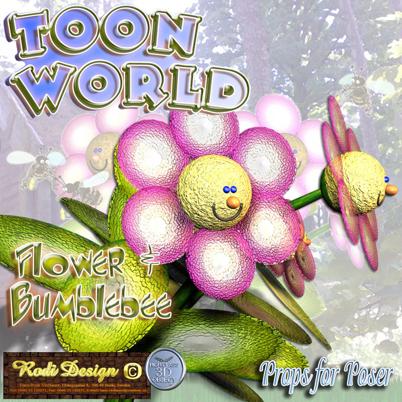 Toon World, Flower and BumbleBee by N/A