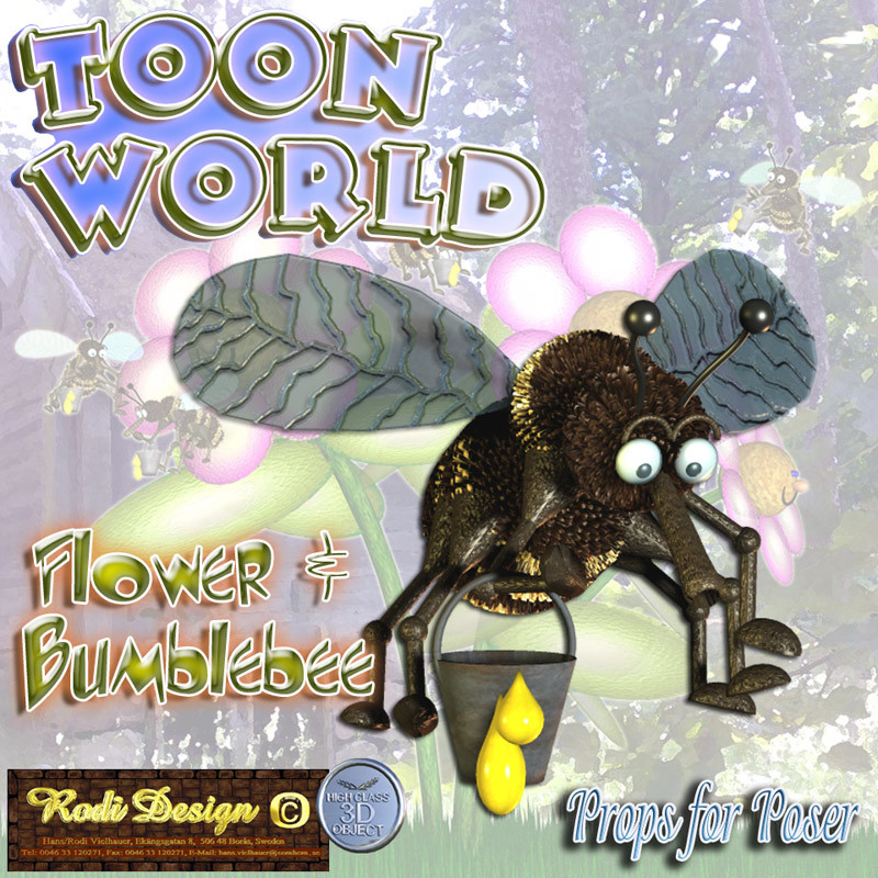 Toon World, Flower and BumbleBee by N/A