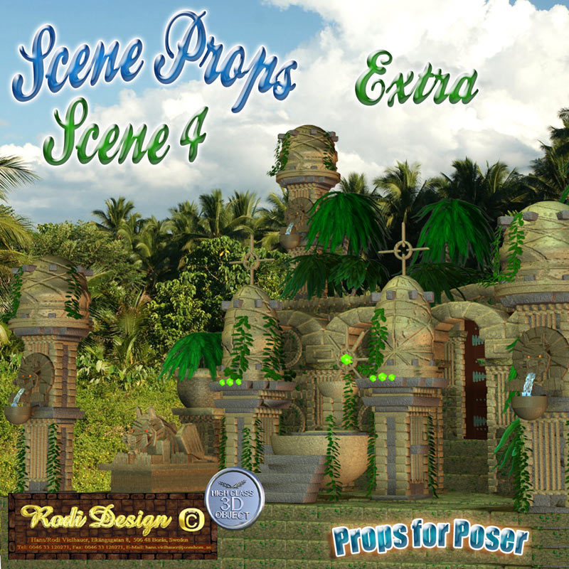 Scene Props 4, Jungle Temple Extra Props by N/A