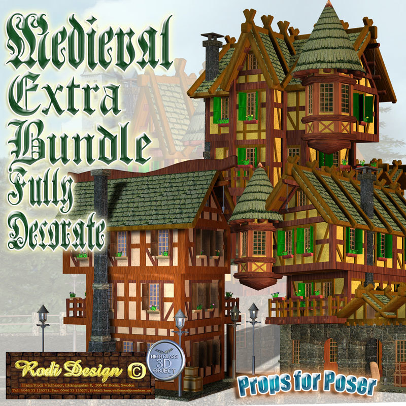 Medieval Extra House Bundle 2 by N/A