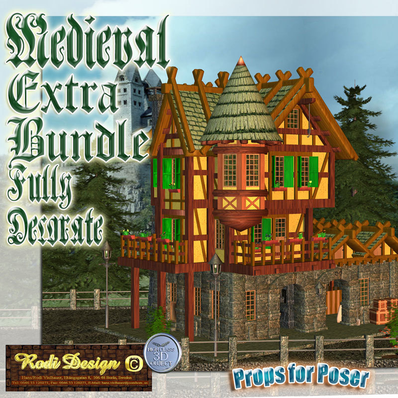 Medieval Extra House Bundle 2 by N/A