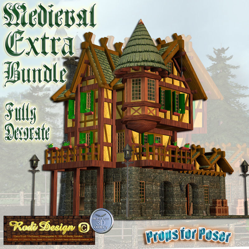 Medieval Extra House Bundle 2 by N/A