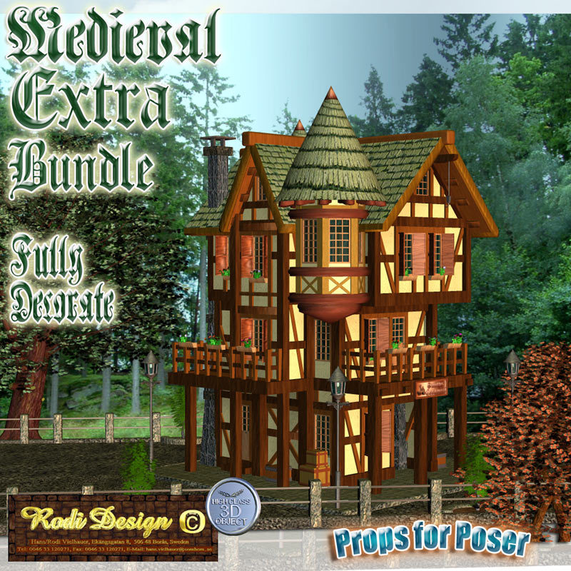 Medieval Extra House Bundle 2 by N/A