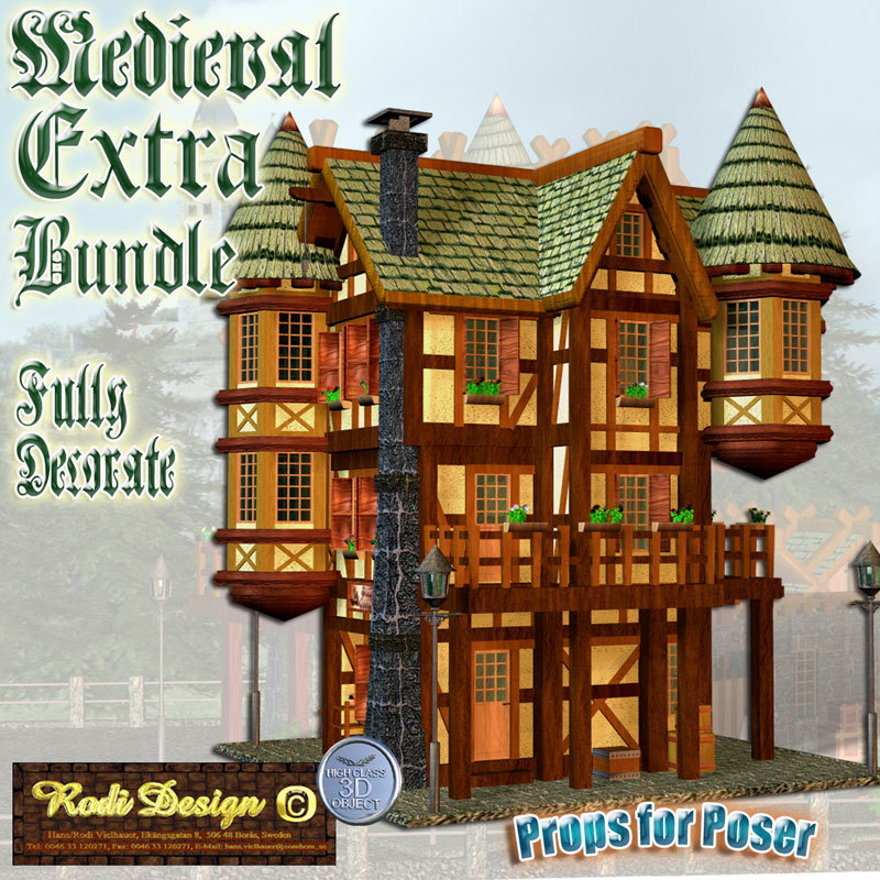 Medieval Extra House Bundle 2 by N/A