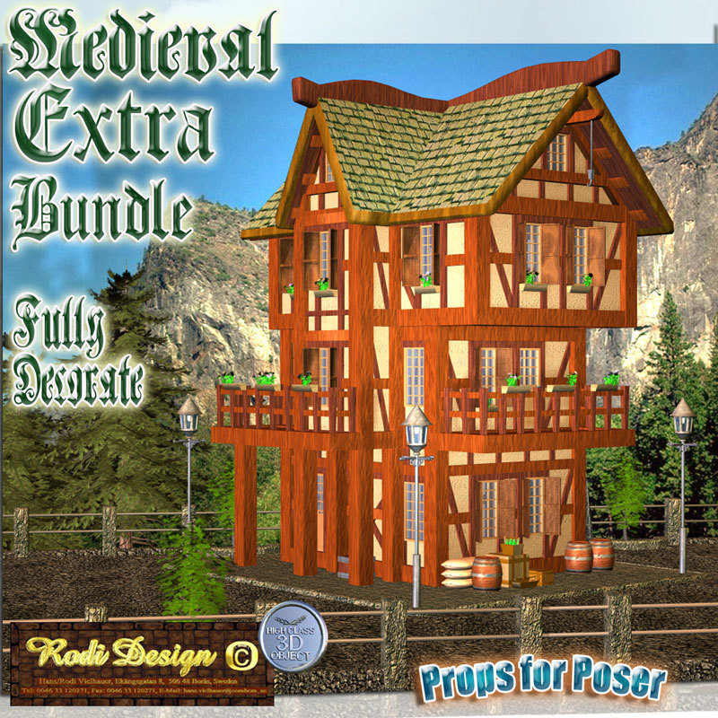 Medieval Extra House Bundle 2 by N/A