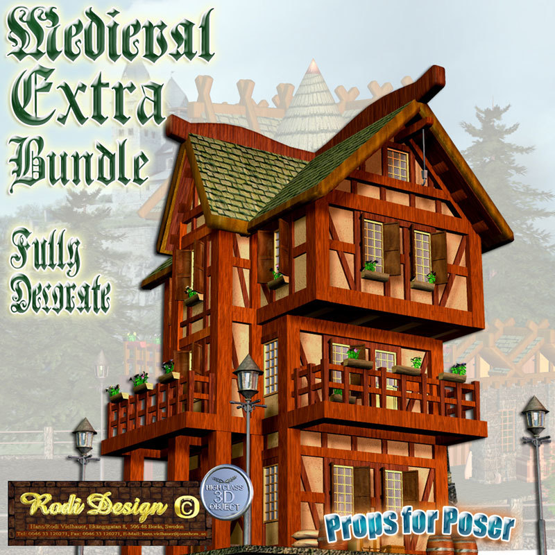 Medieval Extra House Bundle 2 by N/A