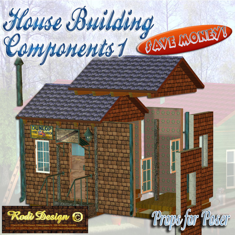 House Building Components by N/A
