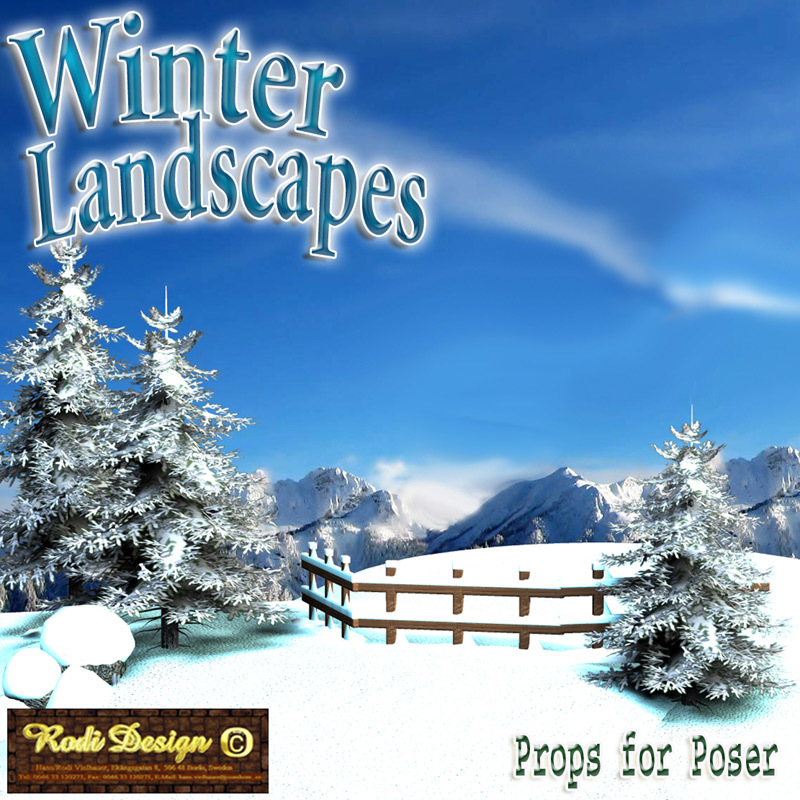 Winter Landscape by N/A