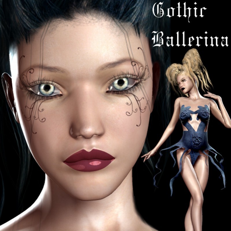 Gothic Ballerina for V4 by N/A