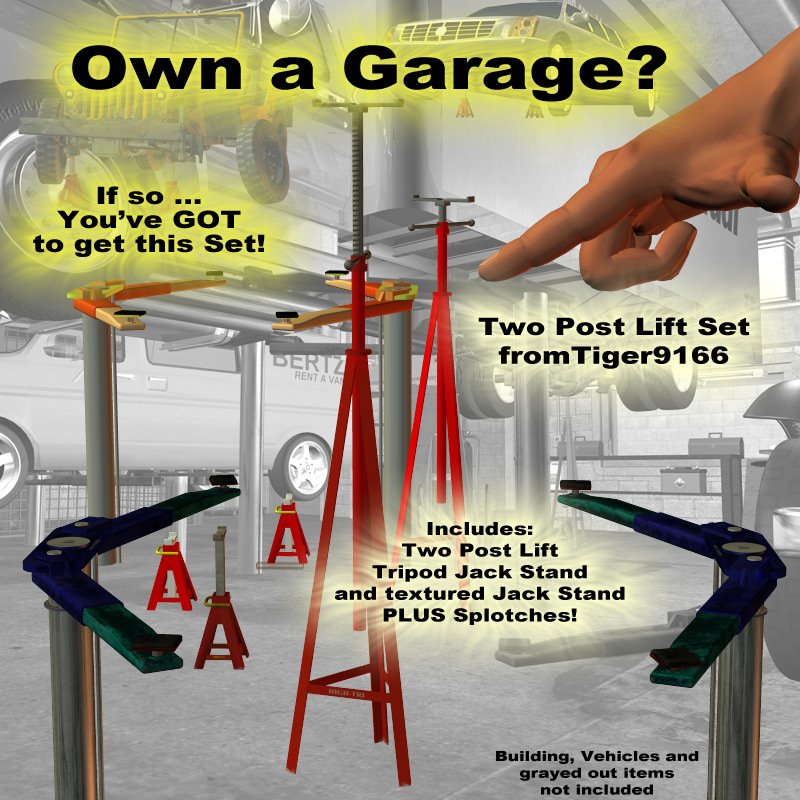 AtoZ Two Post Lift Set by N/A
