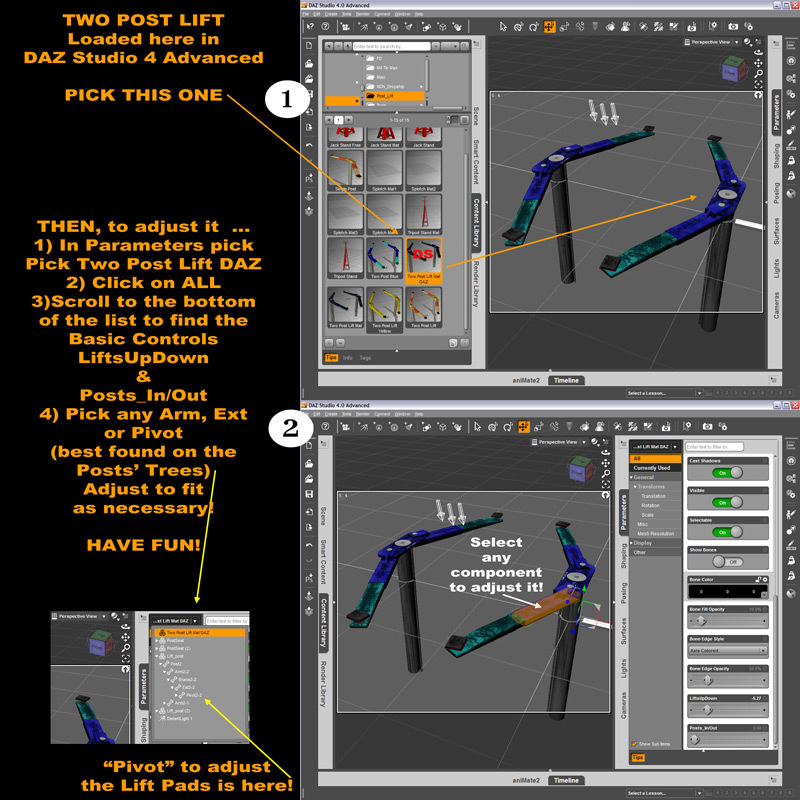 AtoZ Two Post Lift Set by N/A