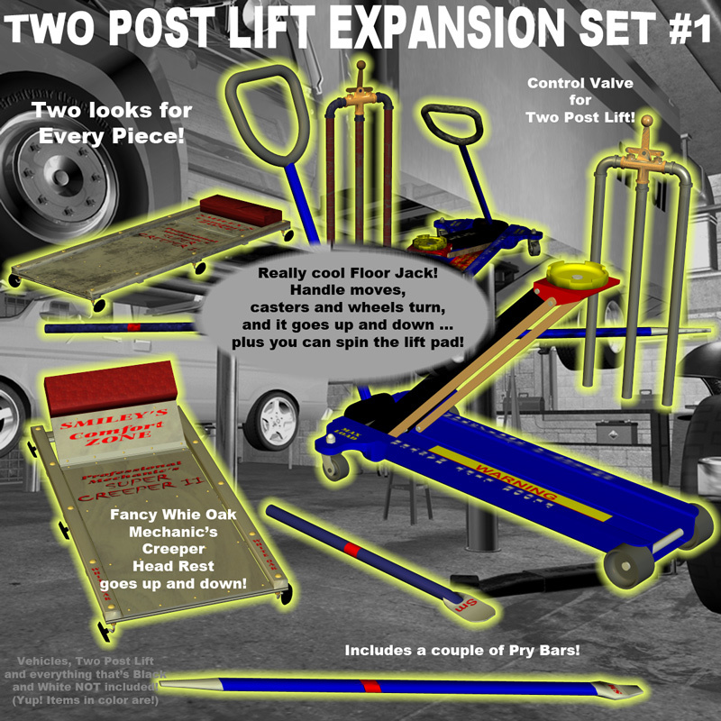 AtoZ Two Post Lift -Expansion Set #1 by N/A