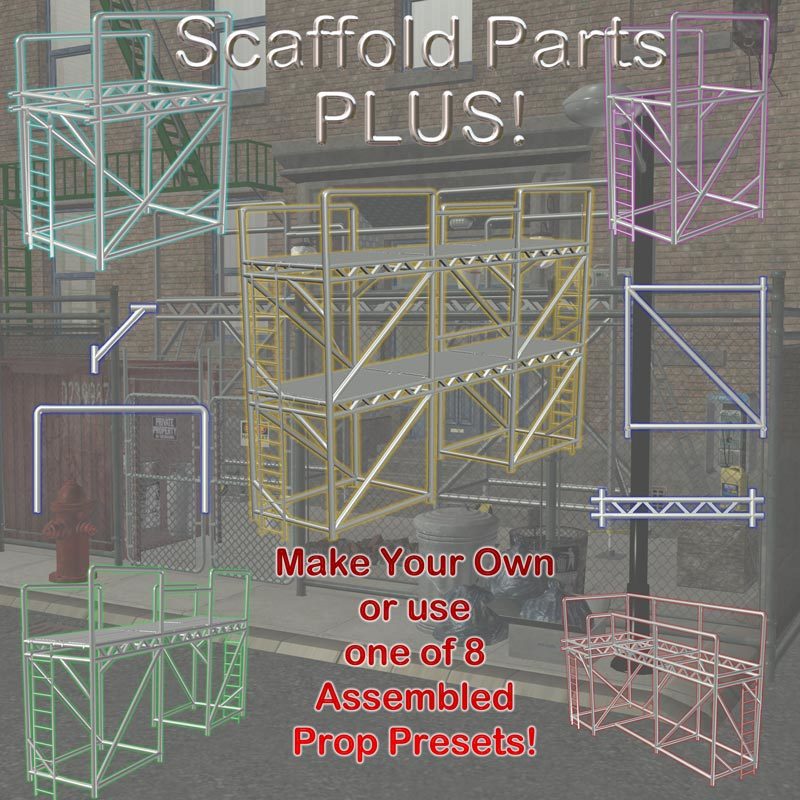 AtoZ Scaffold Parts PLUS v1 by N/A