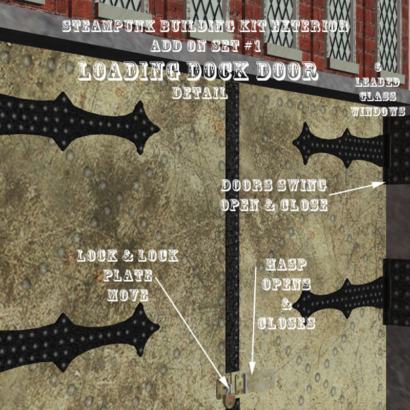 AtoZ Steampunk Building Kit EXTERIOR ADD ON v1 by N/A