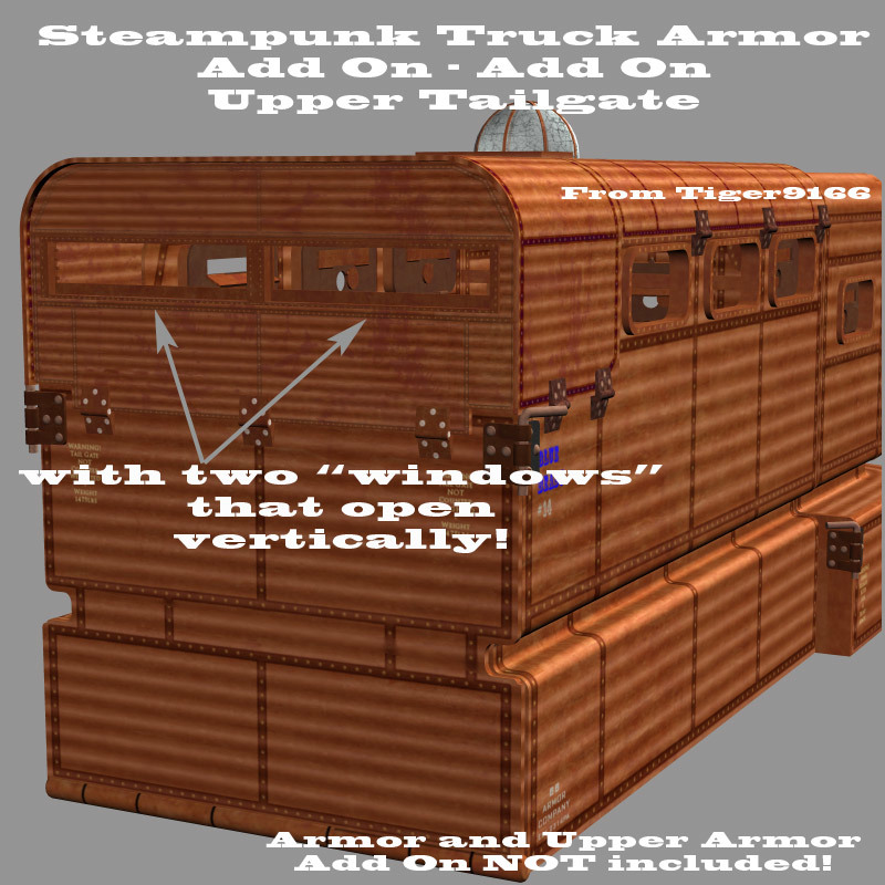 AtoZ Steampunk Truck Armor AddOn AddOn v2 by N/A