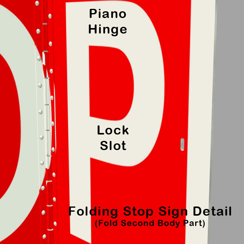 AtoZ Folding Roadway Stop Sign v1 by N/A