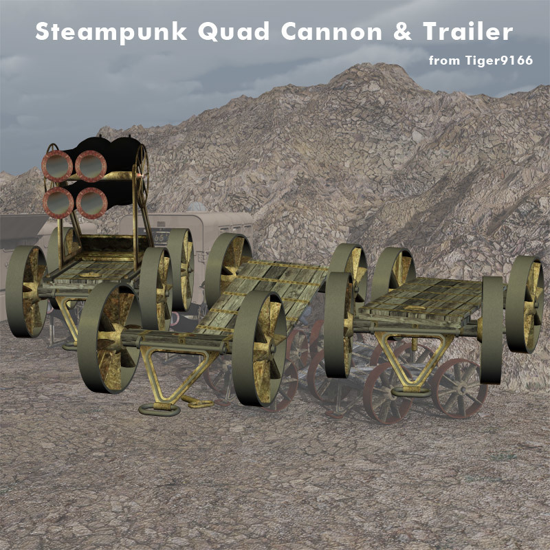 AtoZ Steampunk QUAD CANNON PLUS by N/A