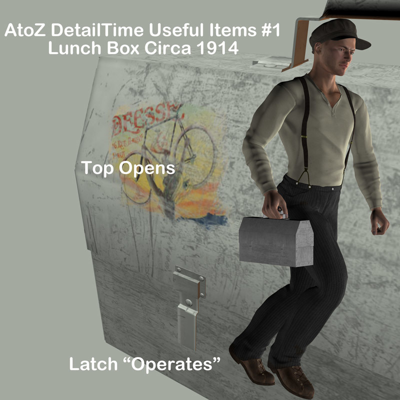 AtoZ DetailTime Useful Items I Lunch Box v1 by N/A