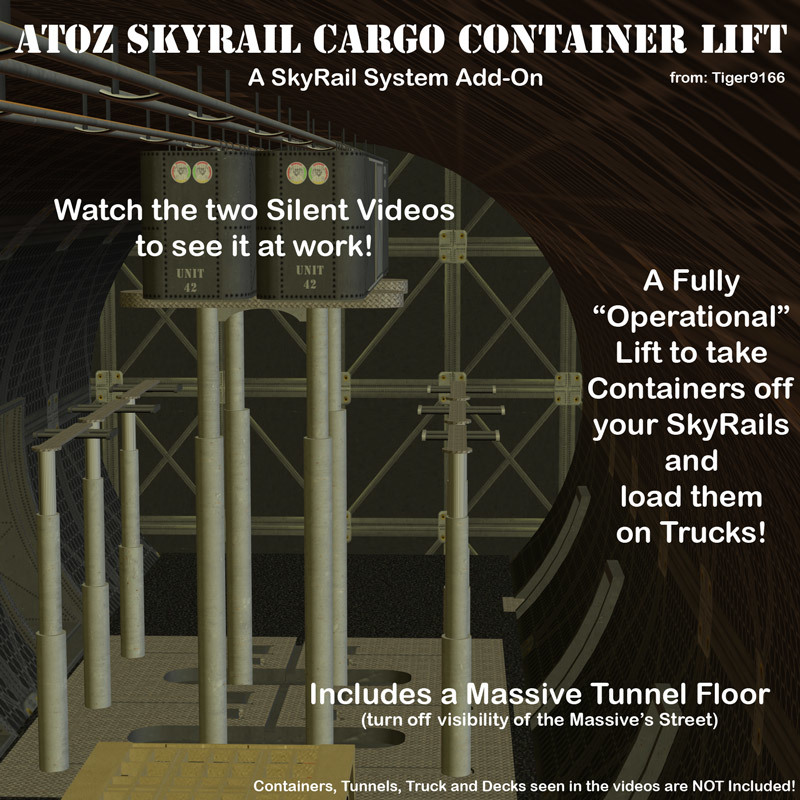 AtoZ Massive SkyRail Container Lift v1 by N/A