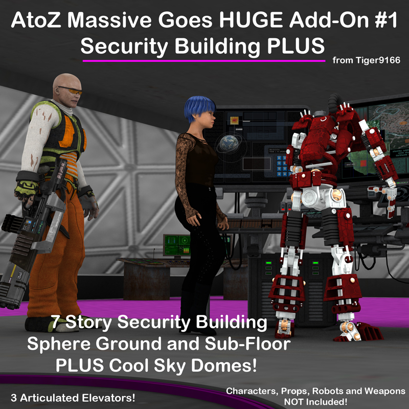 AtoZ Massive Goes HUGE Add-On #1 Security Building Plus by N/A