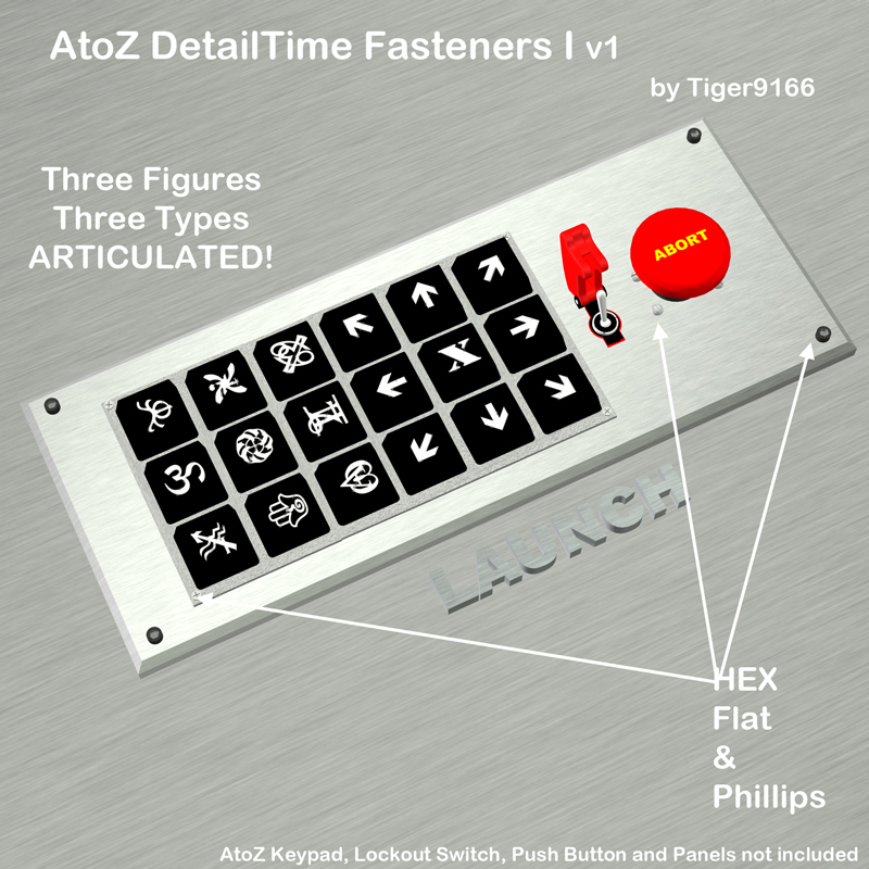 AtoZ DetailTime Fasteners I v1 by N/A