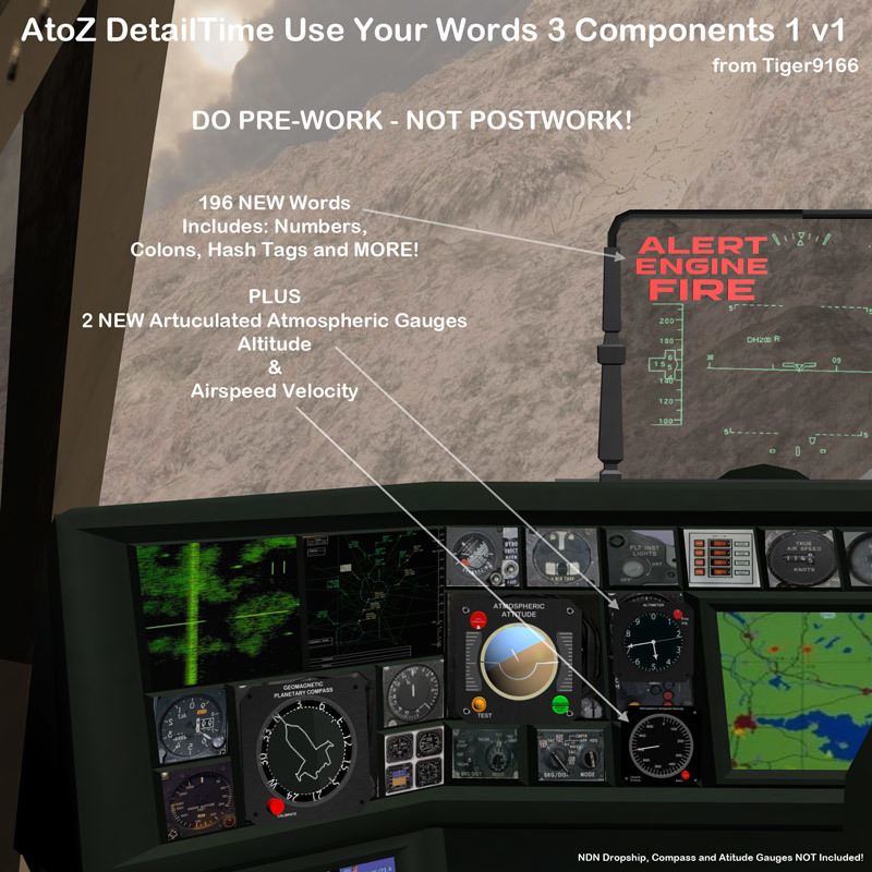 AtoZ DetailTime UseYourWords 3 Components PLUS 1 v1 by N/A