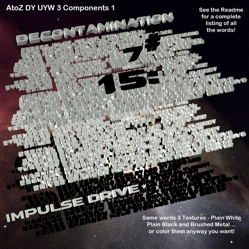 AtoZ DetailTime UseYourWords 3 Components PLUS 1 v1 by N/A