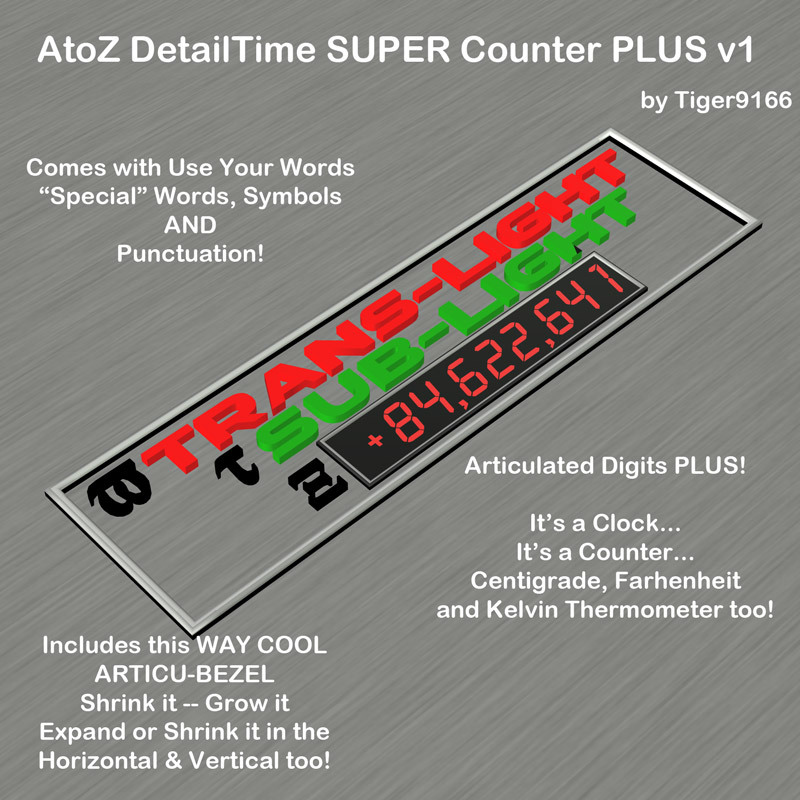 AtoZ DetailTime SUPER Clock PLUS v1 by N/A