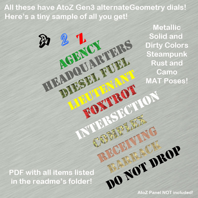 AtoZ DetailTime Use Your Words #7 Stencil PLUS v1 by N/A