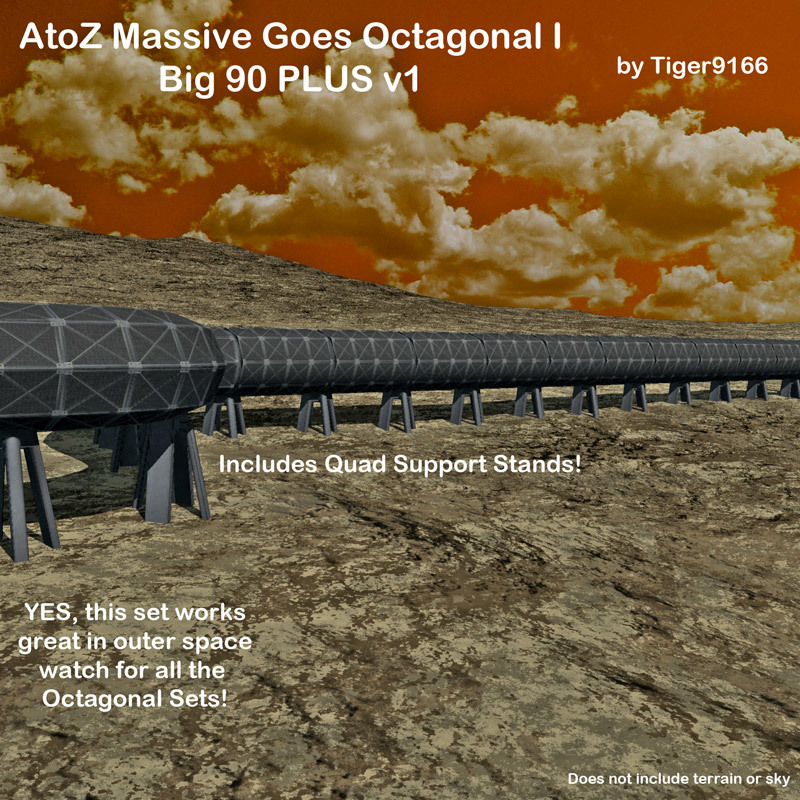 AtoZ Massive Octagonal Set#1 Big 90 PLUS v1 by N/A