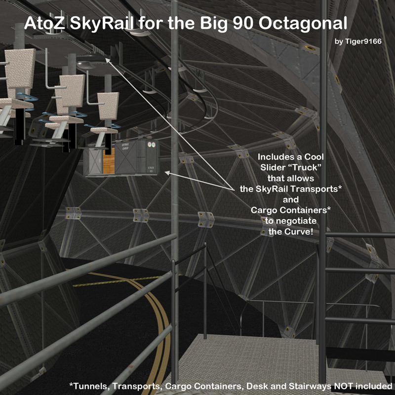 AtoZ Massive Octagonal VIII SkyRail Big90 Plus v1 by N/A