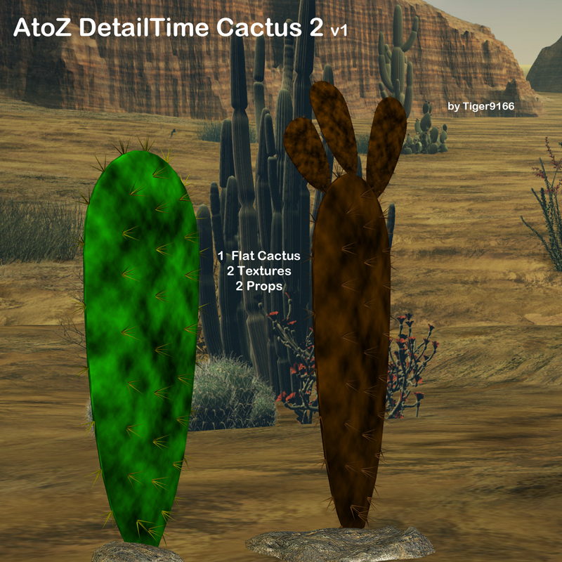 AtoZ DetailTime Cactus #2 v1 by N/A