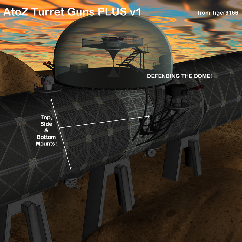 AtoZ Turret Guns II PLUS v1 by N/A