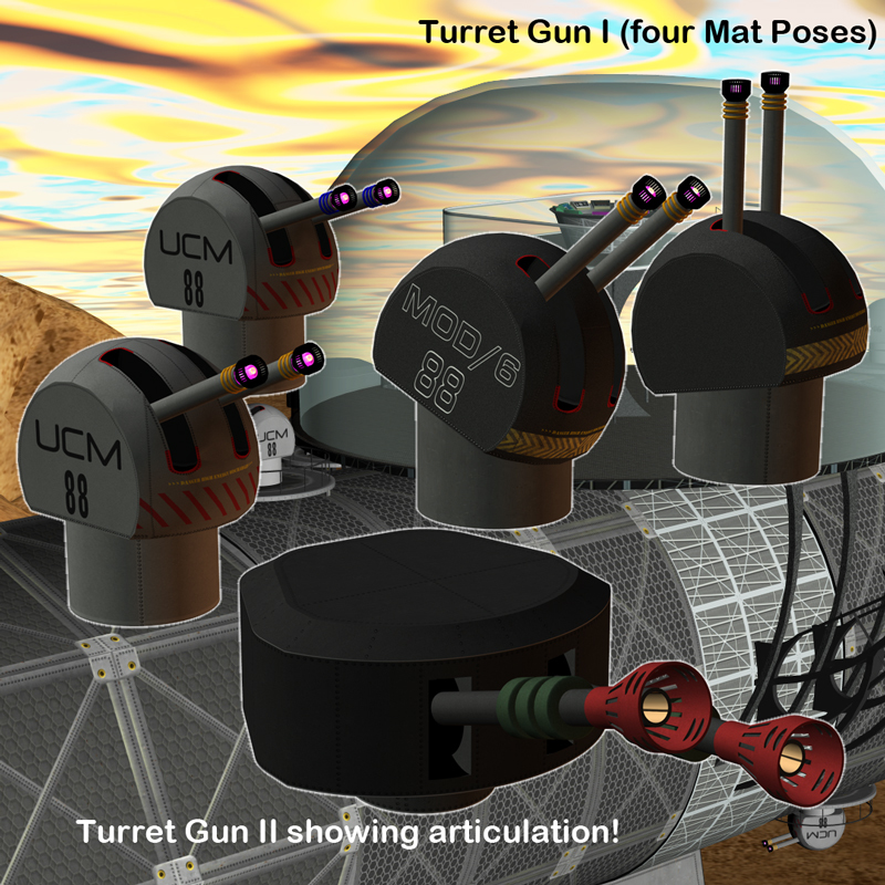 AtoZ Turret Guns II PLUS v1 by N/A