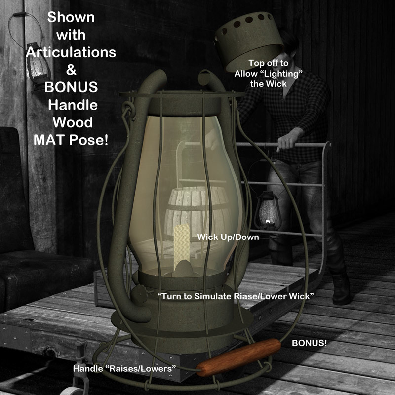 AtoZ DetailTime Kerosene Lamp PLUS 1 v1 by N/A