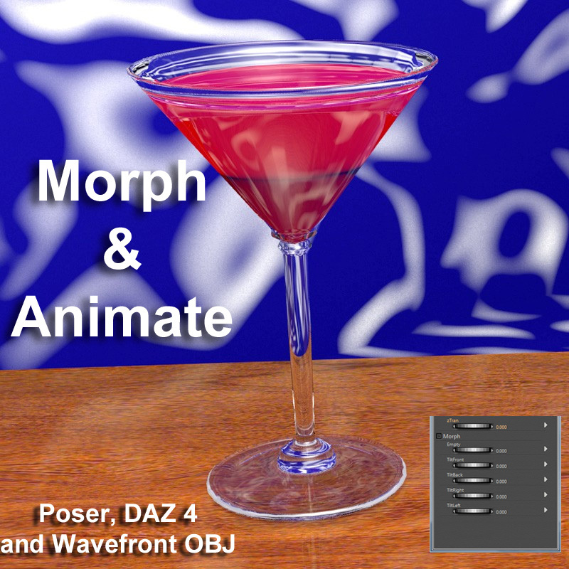 Bar Ware Morphing Martini Glass by N/A