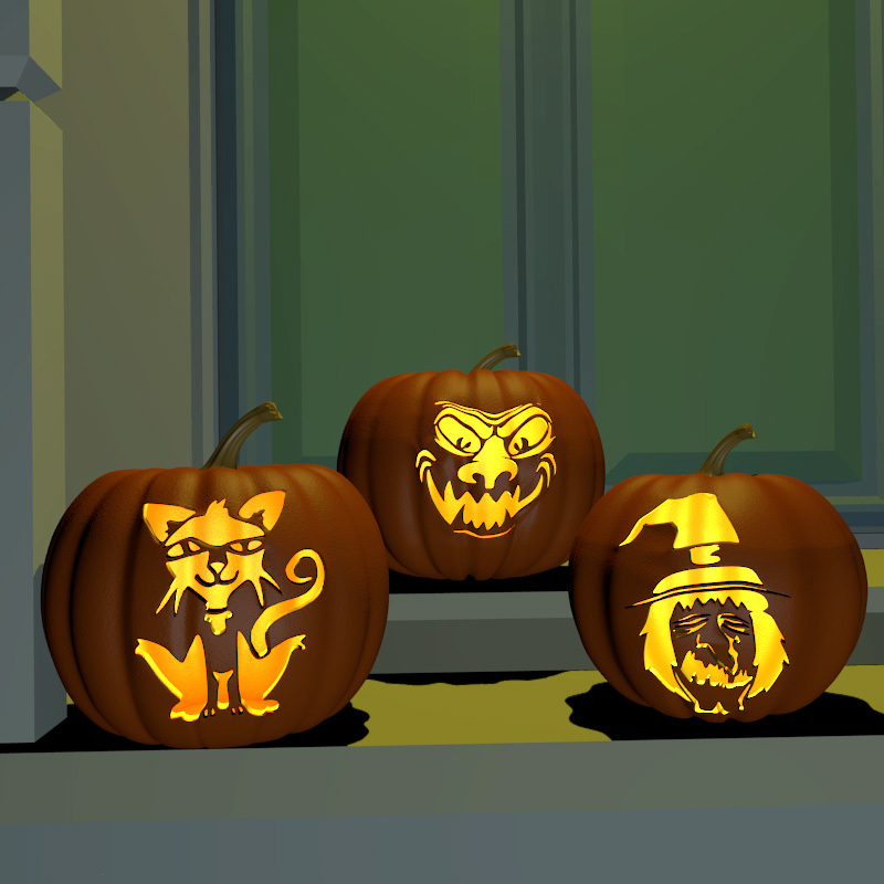 Halloween Pumpkin Set by N/A